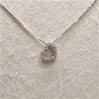 Collana Fanton Gioielli Donna COLLANE ORO in Oro bianco Zirconia COOR-58-52